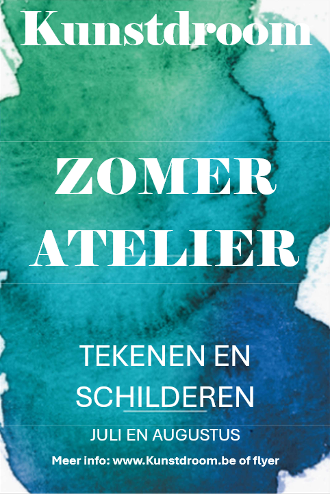 Zomer atelier 2025 poster