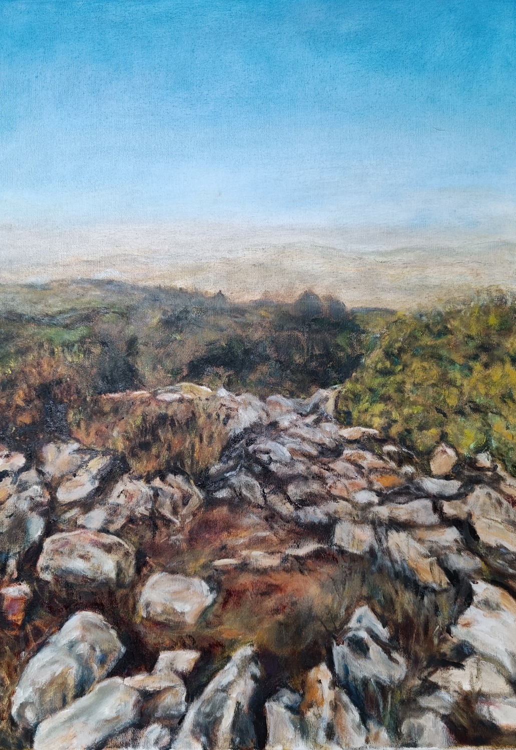 Schilderij van landschap